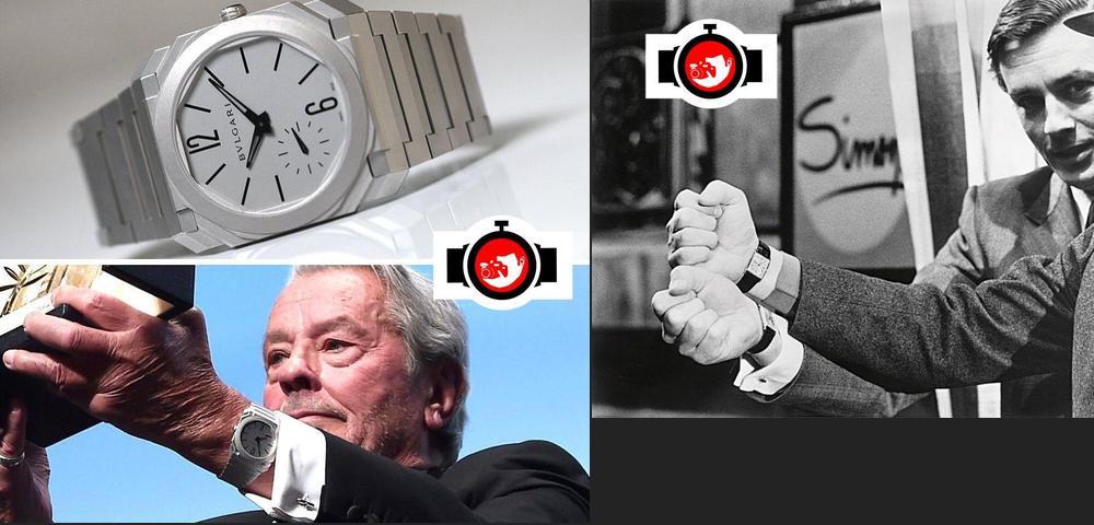 Discover Alain Delon's Iconic Watch Collection Featuring Bulgari and Cartier